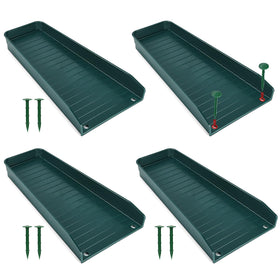 Creative.C four-pack downspout extensions for efficient rainwater routing away from foundations.