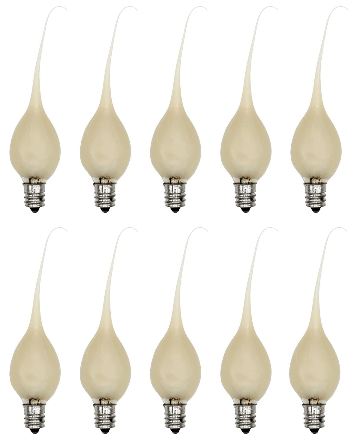 Creative Hobbies bulb close-up with pearlized finish for a luxe look.