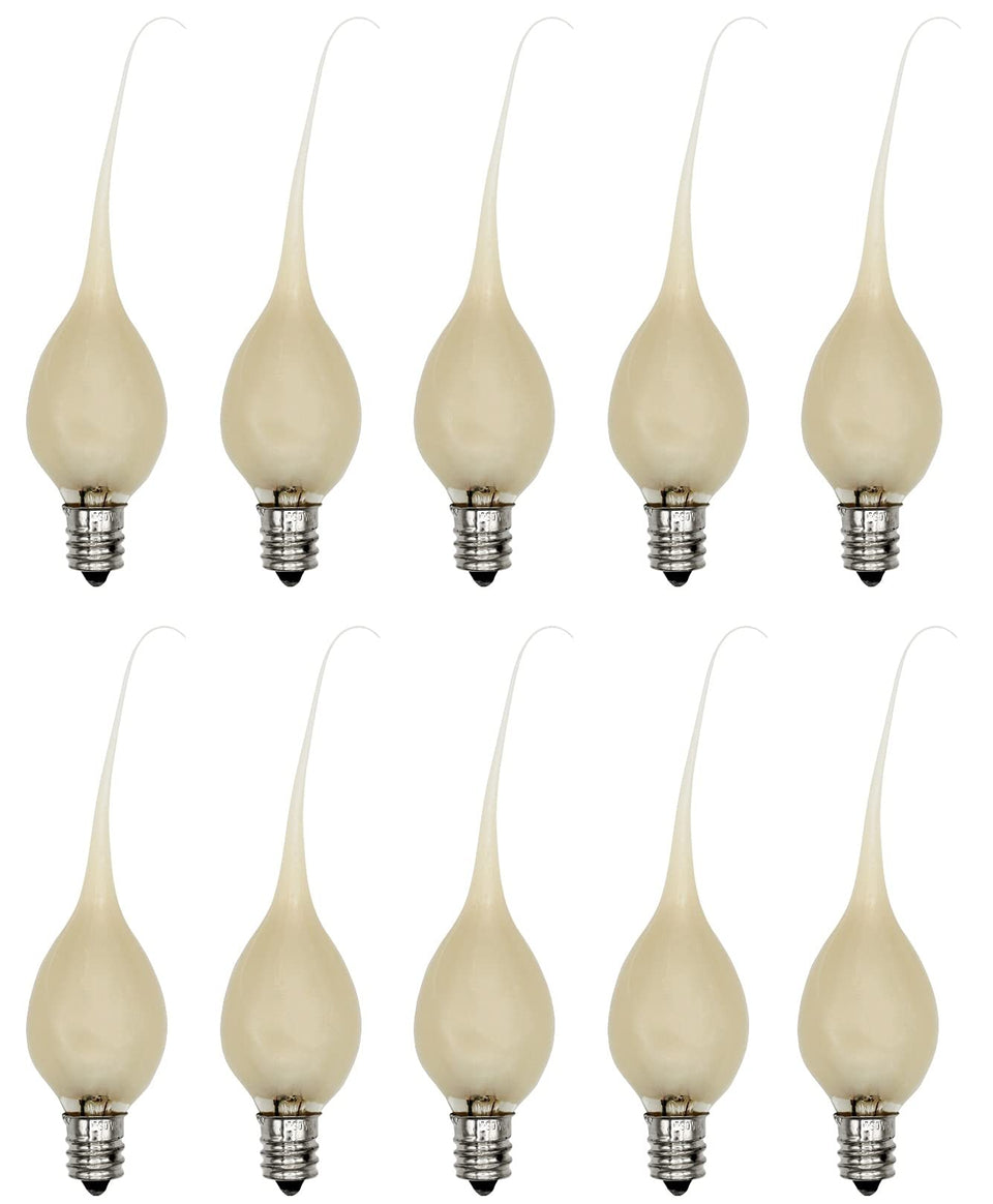 Creative Hobbies bulb close-up with pearlized finish for a luxe look.