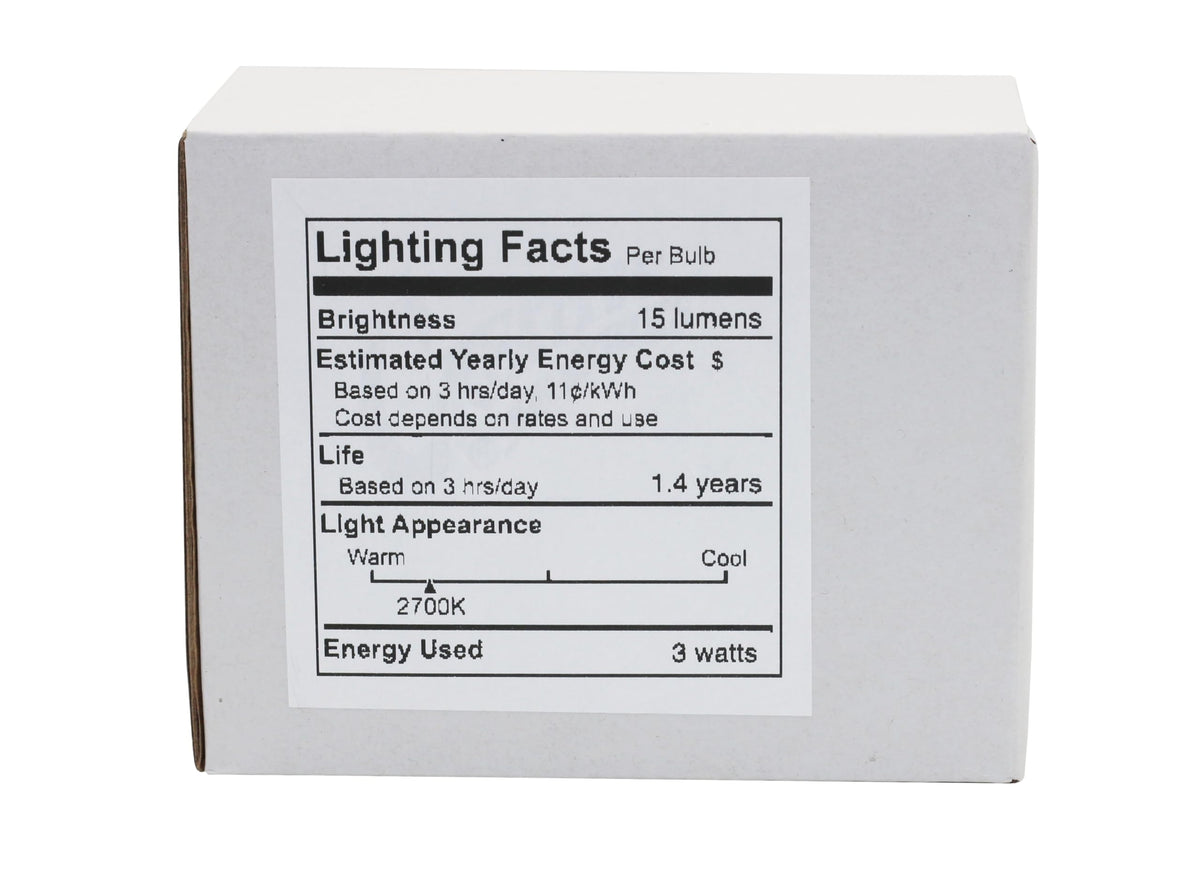 Creative Hobbies mini size bulbs measure about 3 inches long for snug fit.