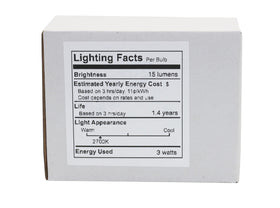 Creative Hobbies mini size bulbs measure about 3 inches long for snug fit.