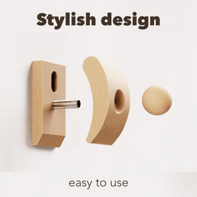 Crebri rug and blanket hanger mounted for cozy textiles