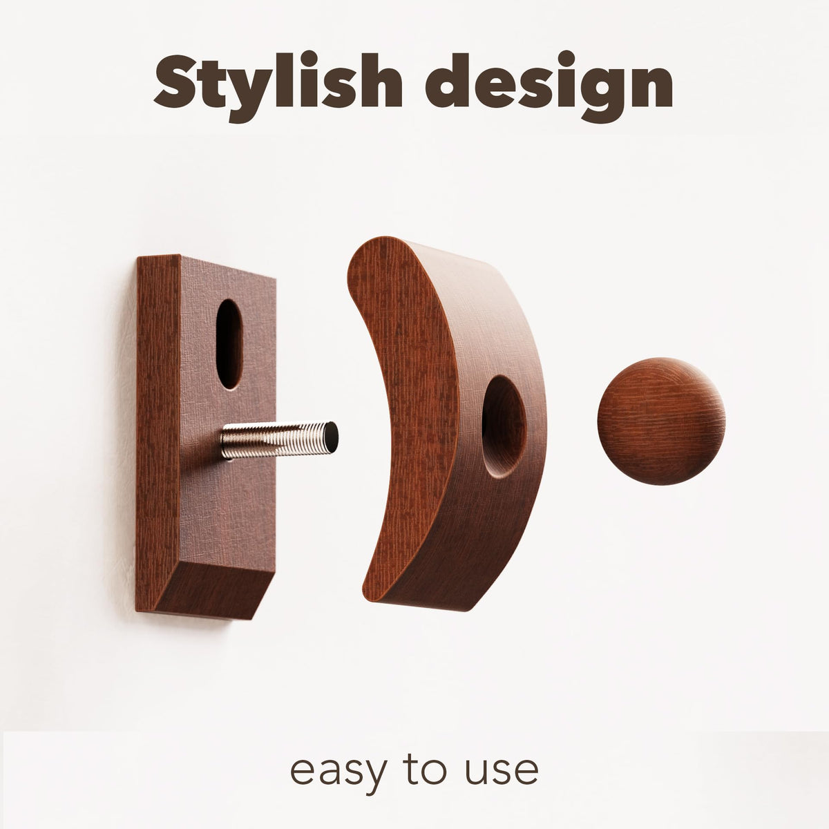 Includes screws and anchors for secure Crebri mounting on walls