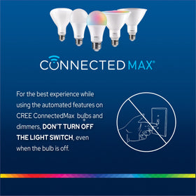 2.4 GHz compatibility for reliable outdoor smart lighting with Cree bulb