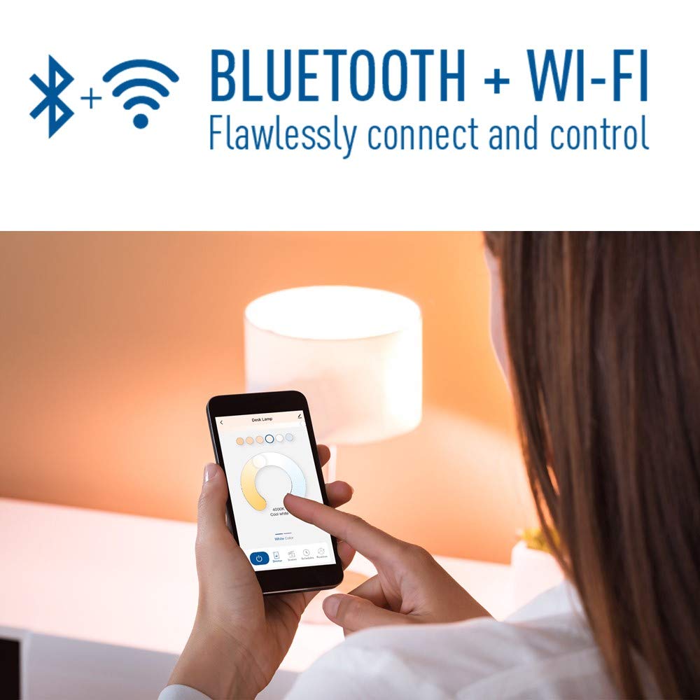 Cree Connected Max Par38 flood bulb controlled via the app for outdoor use