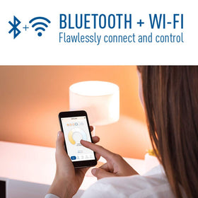 Cree Connected Max Par38 flood bulb controlled via the app for outdoor use