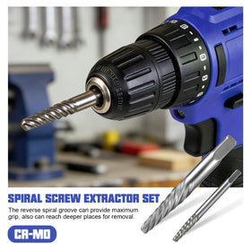 CRENGYBL bolt extractor in action loosening seized fasteners