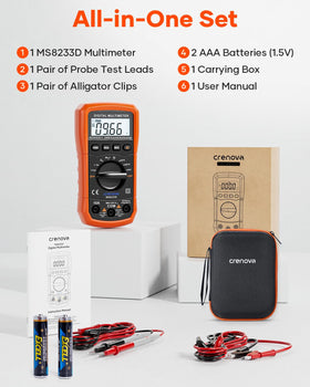 Crenova MS8233D included accessories for immediate use.