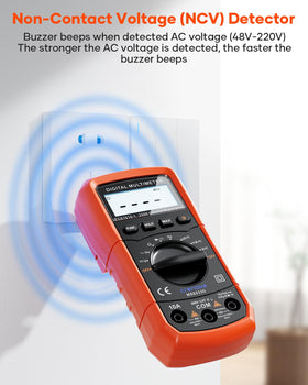 Crenova MS8233D live-wire detection identifies live lines.