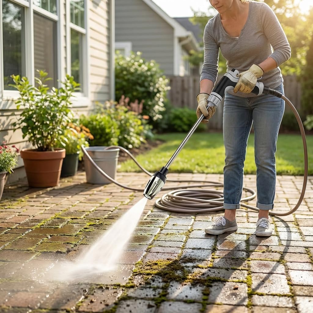 CREPE Aquoxis EVA handle design provides a comfortable grip during cleaning