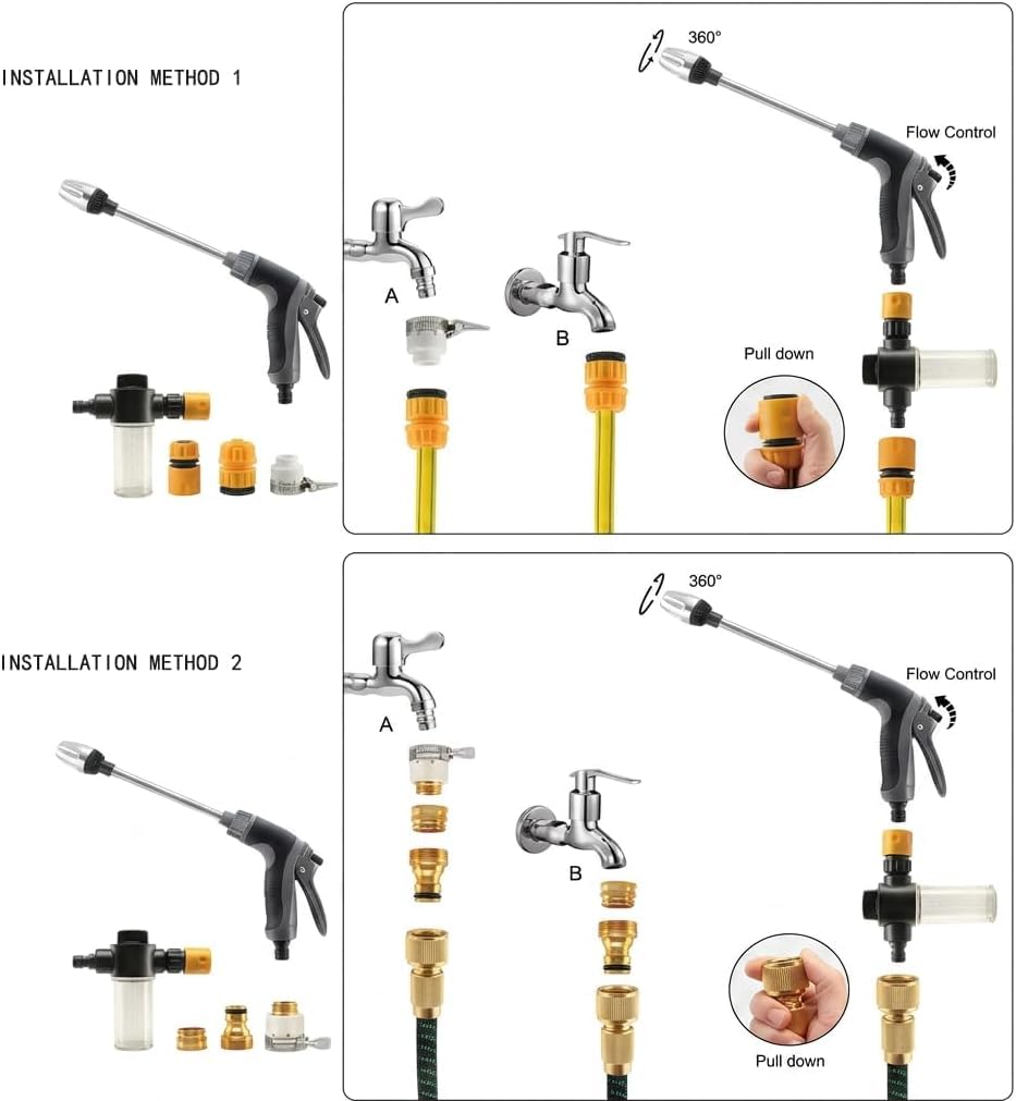 CREPE Aquoxis foam pot attachment boosts foaming cleaning efficiency