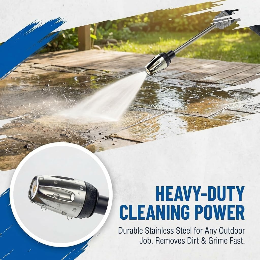 CREPE Aquoxis spray nozzle assembly showing versatile hose attachment for gardening