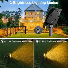 CREPOW spotlight offers 180-degree adjustable beam for versatility.