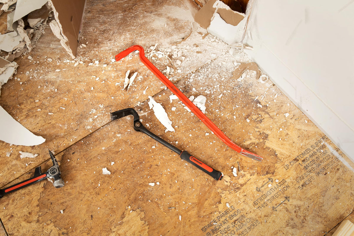 Crescent nail-pull slot enables standard crow-bar use for nails