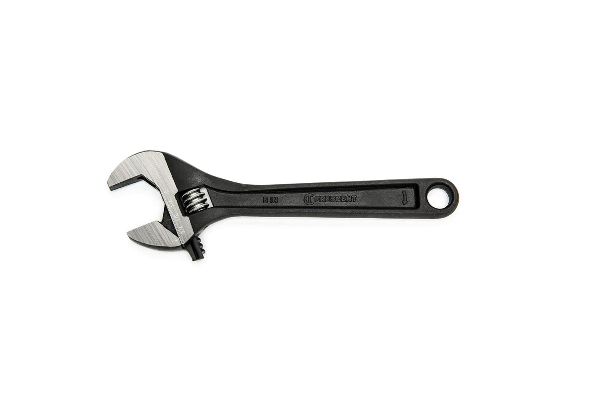 Crescent 6in adjustable wrench with black oxide finish for fast, reliable adjustments on the job