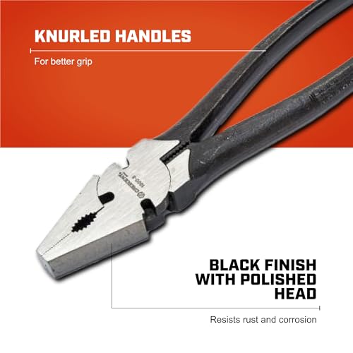 Crescent 8-inch Button Fence Pliers bending wire smoothly