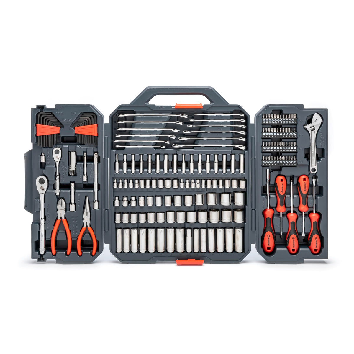 Crescent CTK180 case and tools organized for portable job-site storage.