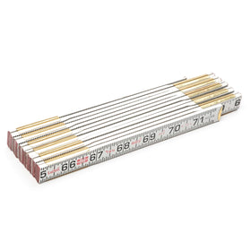Crescent Lufkin brass joints provide durable, smooth folding action.
