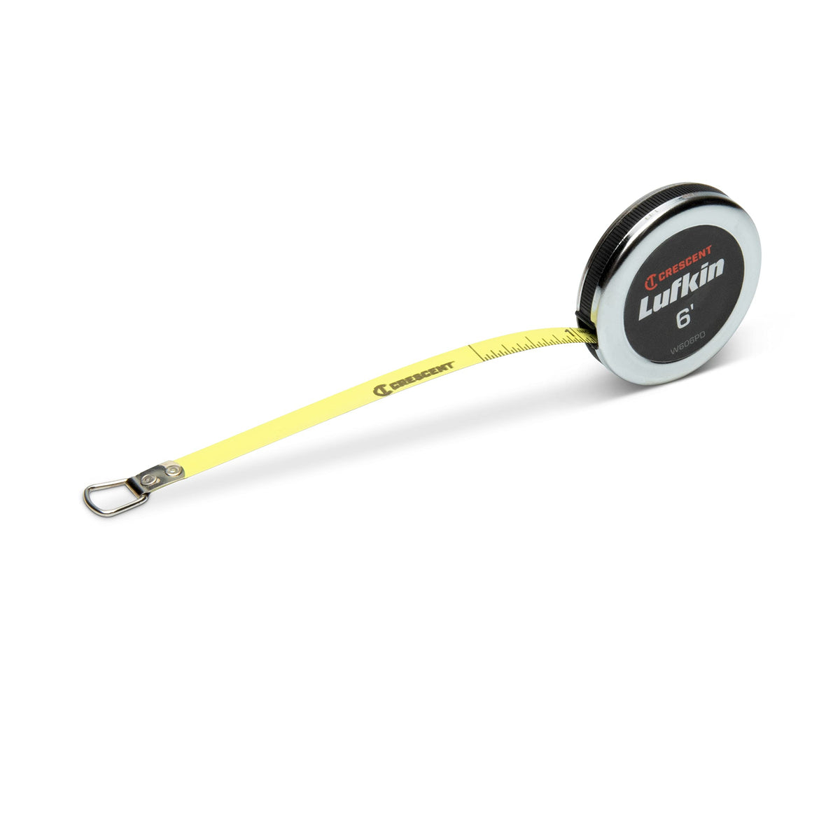 Crescent Lufkin durable metal case protects the precision blade during use.