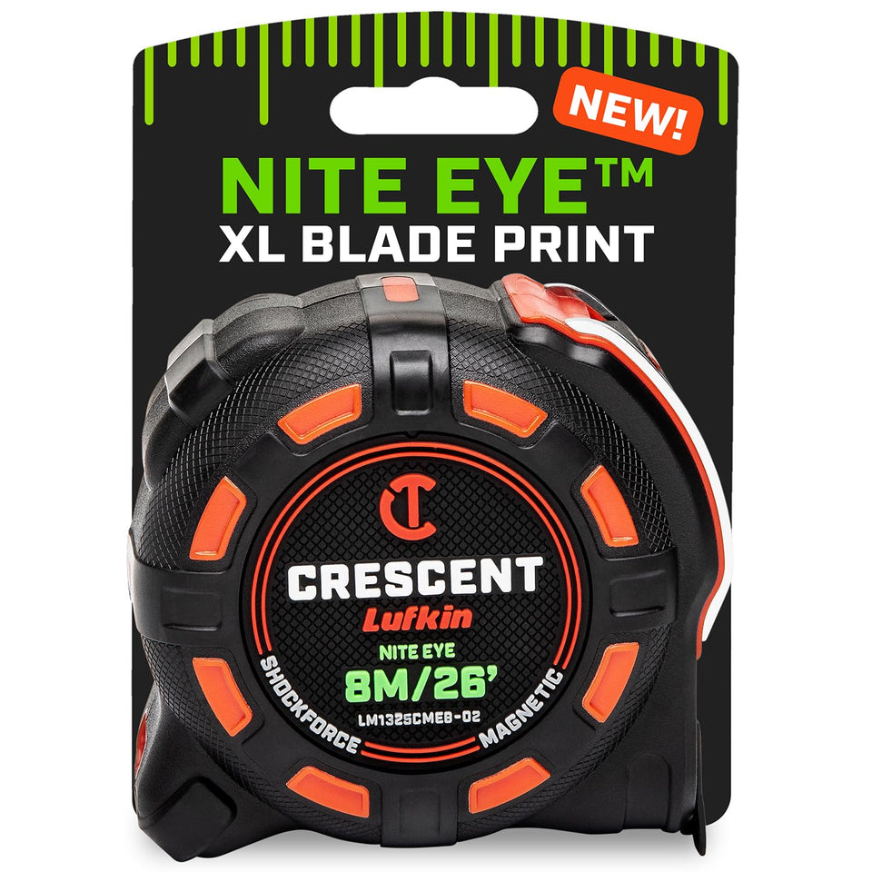 Crescent Lufkin SHOCKFORCE blade for clear visibility in dim light