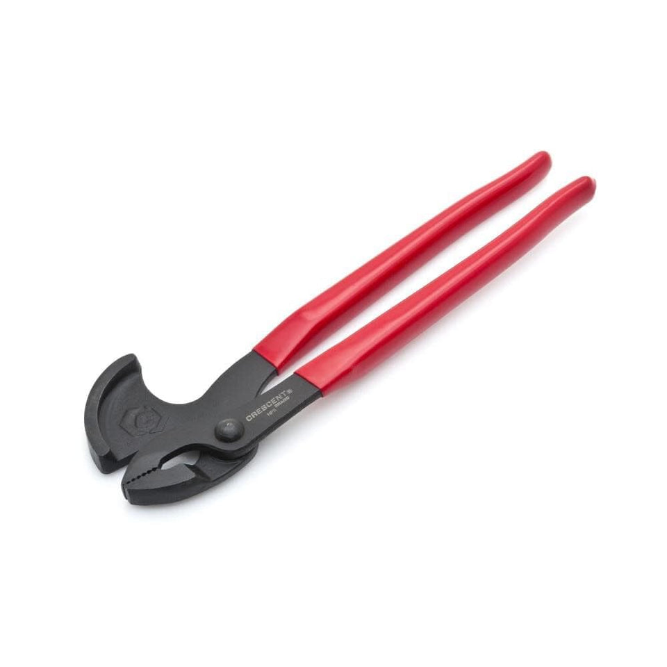 Crescent NP11 nail puller front view with durable forged steel jaws and grip