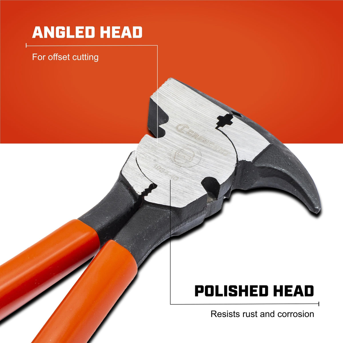 Crescent staple-puller tool designed for quick staple removal.