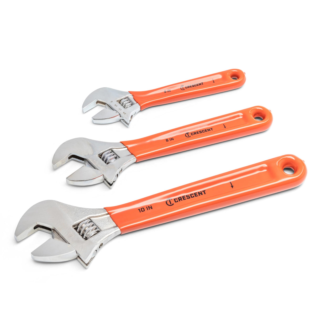 Crescent 6-inch cushion grip wrench for quick adjustments and secure fit.