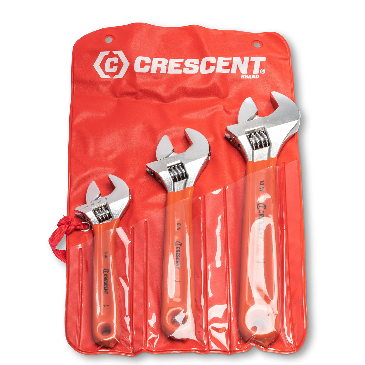 Crescent cushion grip provides comfortable control during use.