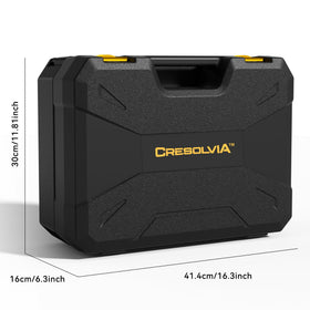 CRESOLVIA gift-ready tool kit for homeowners or DIY enthusiasts.