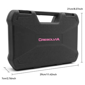CRESOLVIA tools in box show rustproof finish and organization.