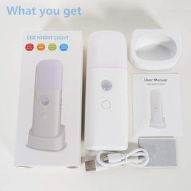 CREWEEL energy-efficient LED night light reduces nighttime disruption