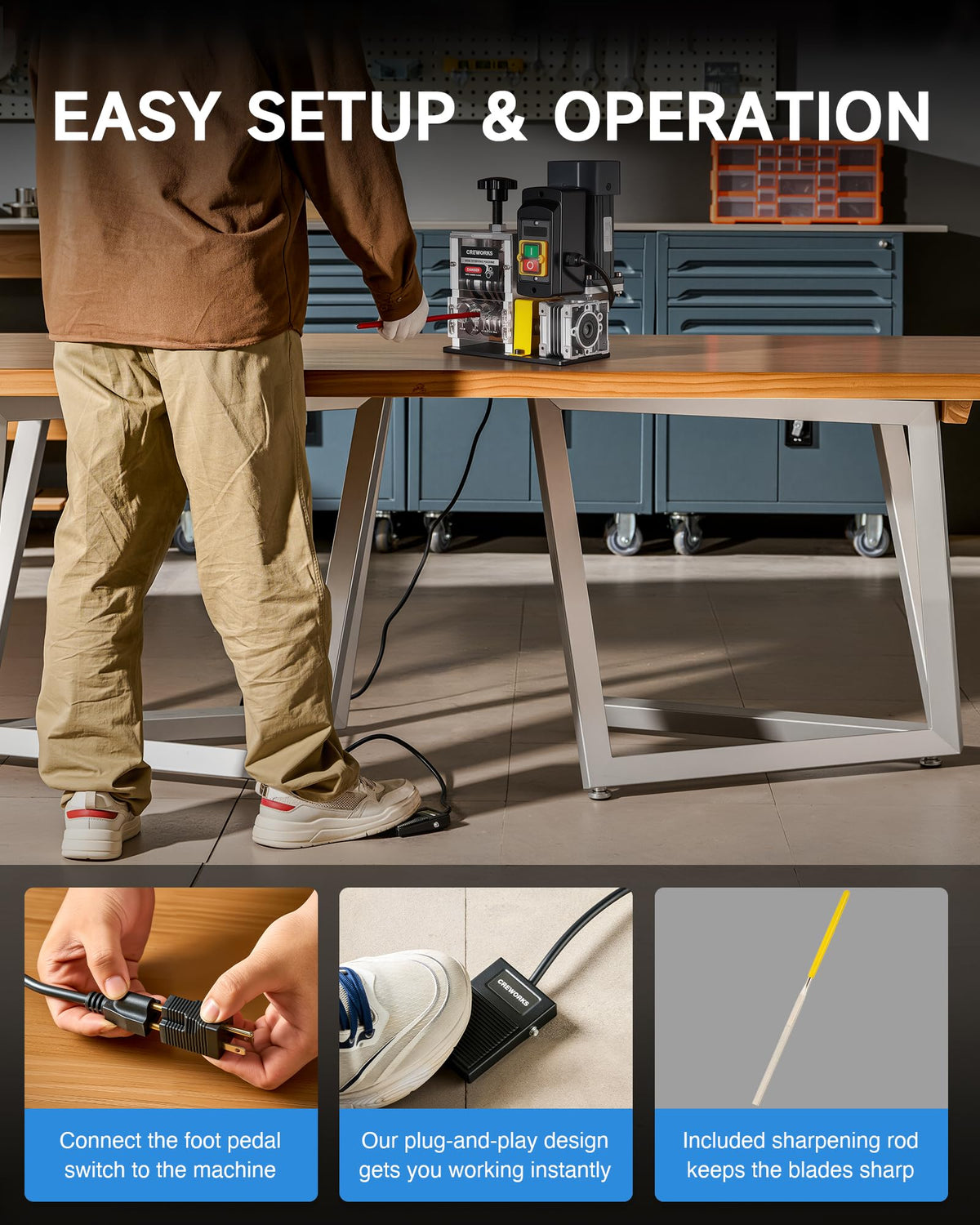Durable aluminum body withstands daily stripping tasks