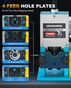 CREWORKS emergency-stop feature image emphasizes safety during operation