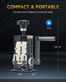 CREWORKS scrap wire recycling on-site with a compact tool