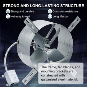 Criditpid aluminum rotor and galvanized frame for durability