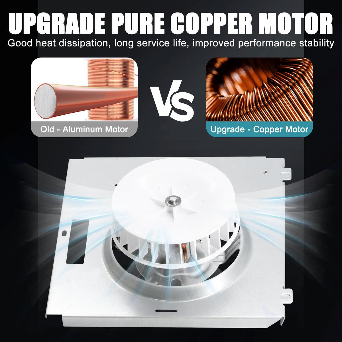 Criditpid blower wheel included in the replacement kit for complete setup