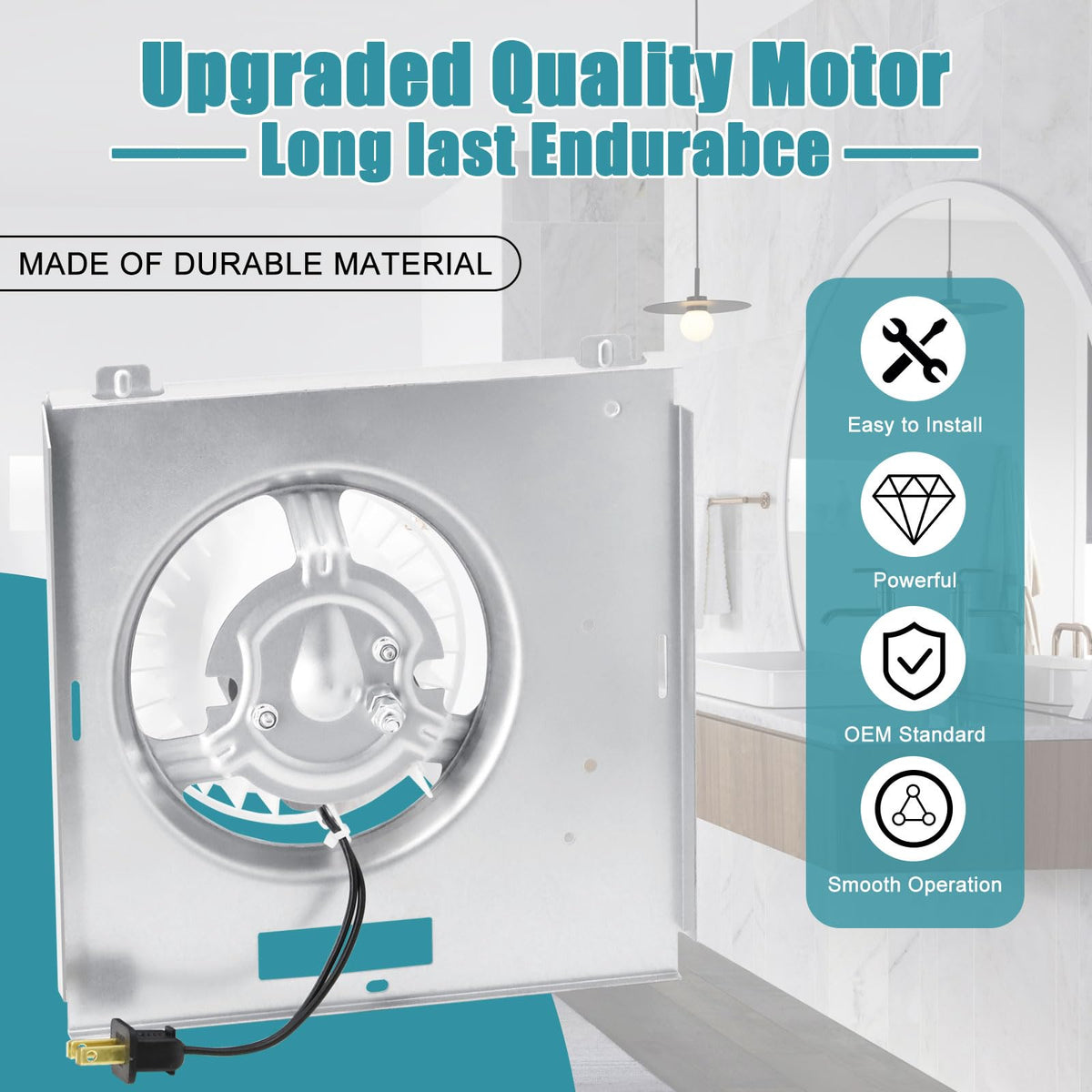 Criditpid ultra quiet design emphasizes low vibration and quiet operation