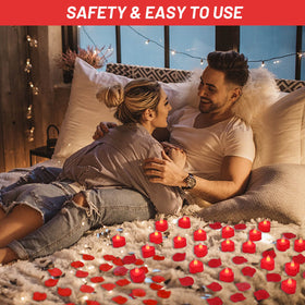Cridoz romantic night decor set creates intimate ambiance efficiently.