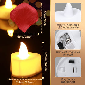 Cridoz romantic table decor set enhances weddings and proposals