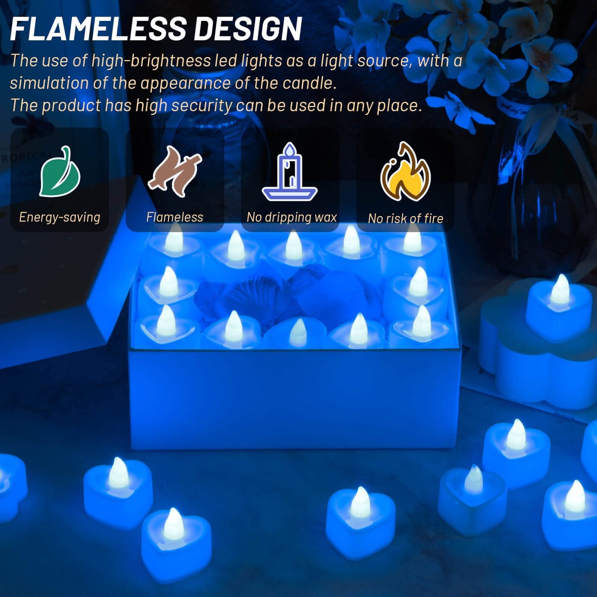 Cridoz valentines night decor scene enhancing intimate atmosphere