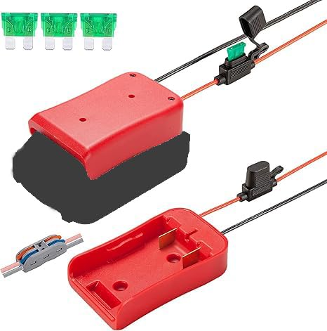 Crivnhar power wheels adapter securely fits 20V batteries for upgrades