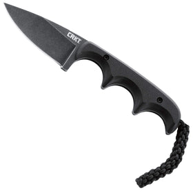 CRKT Compact Fixed Blade Knife with drop point blade for everyday outdoor tasks.