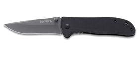 CRKT Drifter with gray titanium nitride finish resisting corrosion.