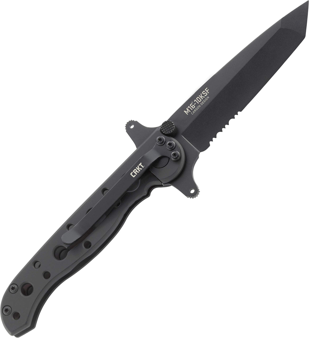 CRKT M16-10KSF frame lock open shows secure deployment for everyday carry