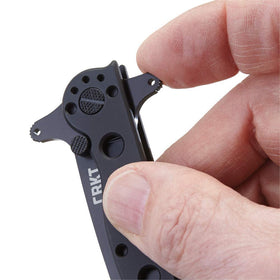 CRKT M16-10KSF in-use pose highlights everyday tasks from package opening to trimming