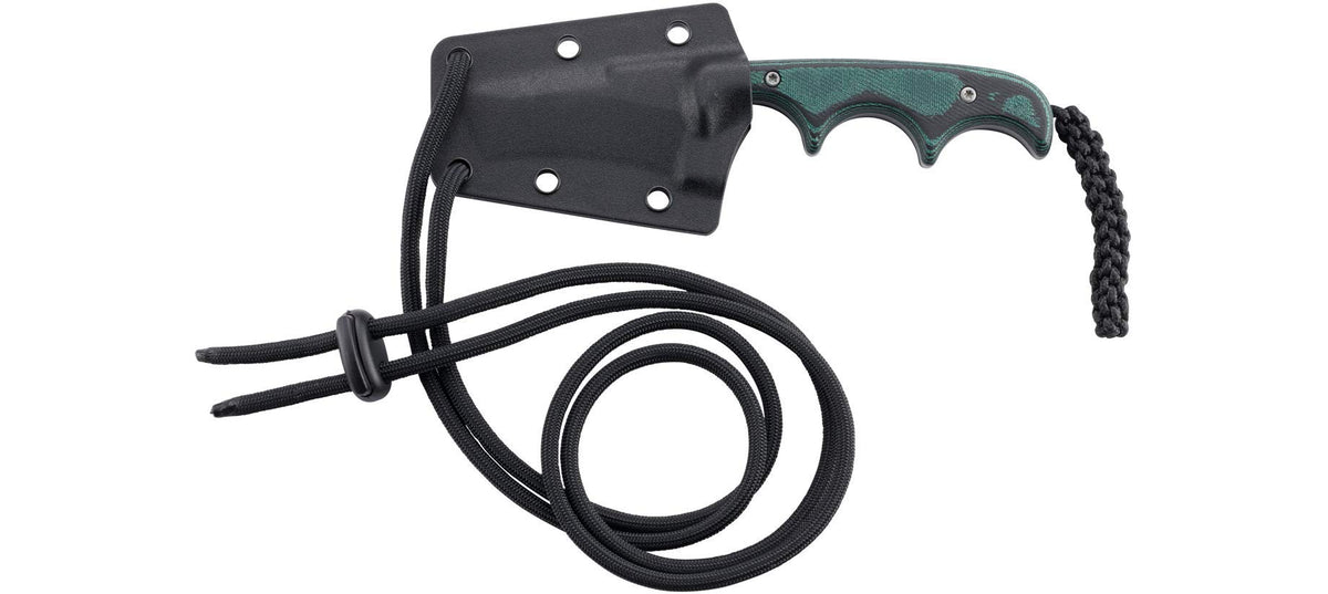 CRKT Minimalist Bowie sheath in polypropylene ensures secure, versatile carry.
