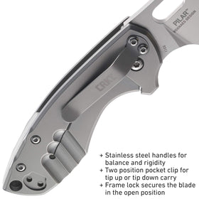 CRKT Pilar Denmark design by Jesper Voxnaes reflects precision craftsmanship