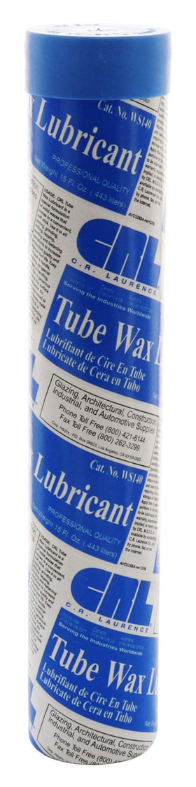 CRL Tube Wax Lubricant used during sanding belt use for clean application.