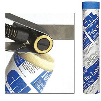 CRL Tube Wax Lubricant reduces friction and extends tool life.
