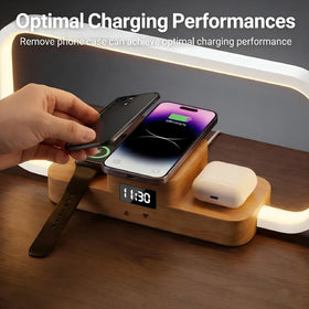 CRLL ambient bedside light providing soft, even illumination at night